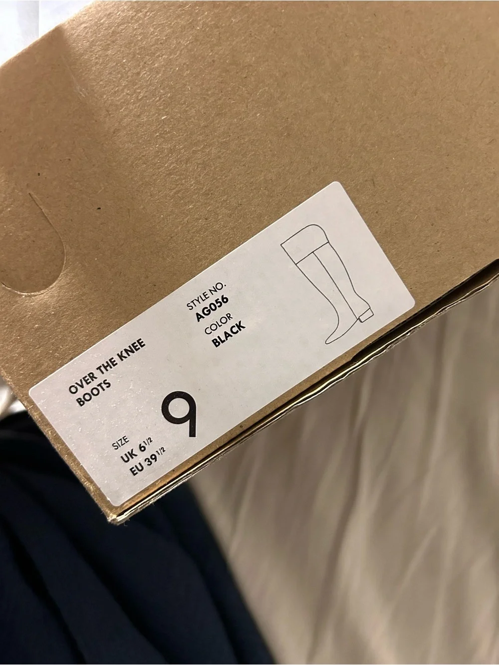 J. Crew Black Over-the-Knee Suede Boots